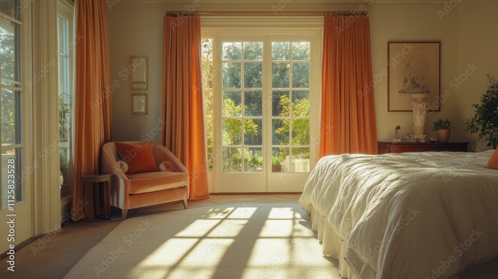 Fototapeta premium Residential real estate featuring modern homes with stunning interiors.