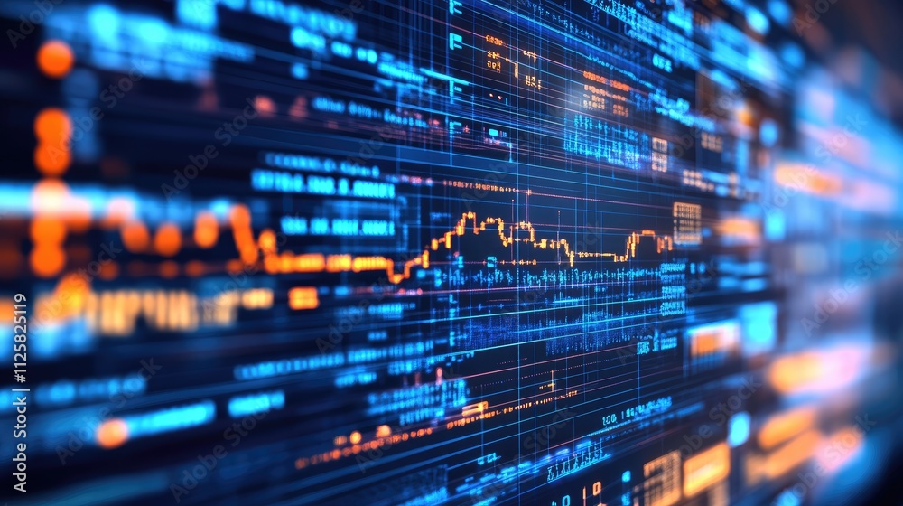 Abstract Data Visualization with Charts and Digital Elements Abstract Data Visualization with Charts and Digital Elements
