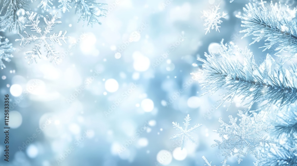 Close up picture of snow flakes Close up picture of snow flakes