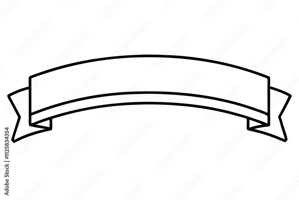 black and white, empty-text-on-a-curved-banner black and white, empty-text-on-a-curved-banner
