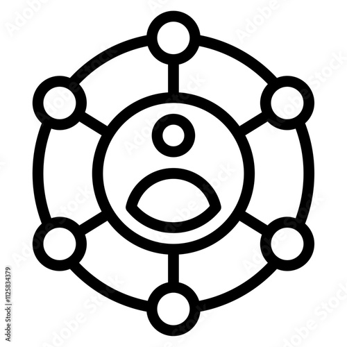 Network Community Connection Icon