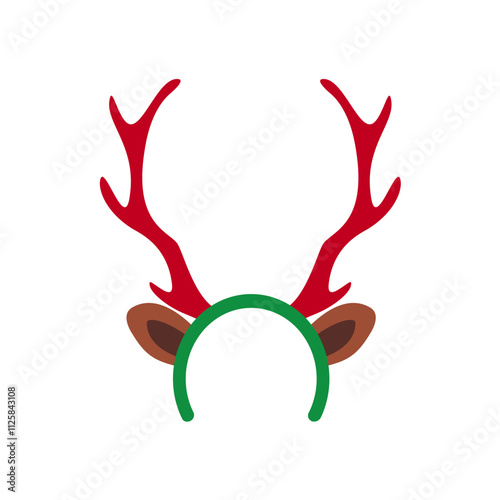 funny christmas reindeer horn