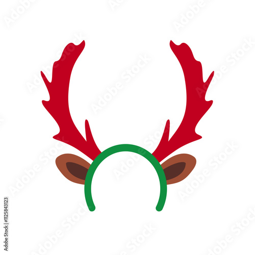 funny christmas reindeer horn