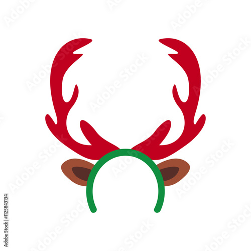 funny christmas reindeer horn