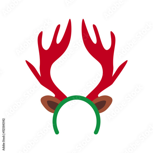 funny christmas reindeer horn
