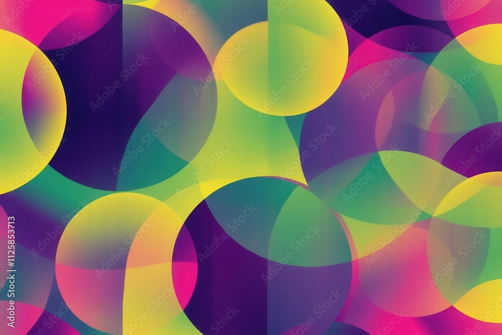 Abstract colorful circles blending in a vibrant, dynamic pattern. Abstract colorful circles blending in a vibrant, dynamic pattern.
