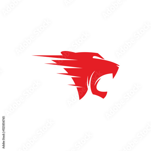Sabertooth Logo Modern Simple Logo Vector