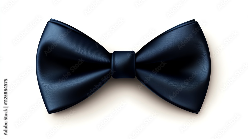 Elegant black bowtie on a white isolated background. Elegant black bowtie on a white isolated background.