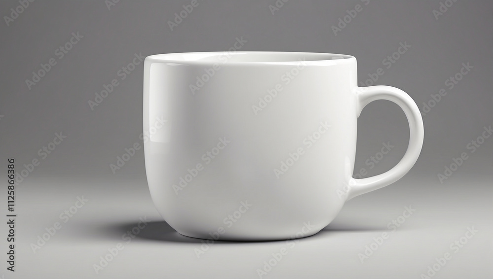 Fototapeta premium White Ceramic Mug