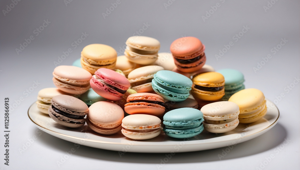 Plate of Macarons Plate of Macarons