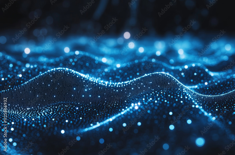 abstract blue wave abstract blue wave