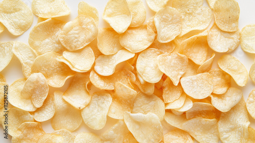 Crispy Potato Chips Texture