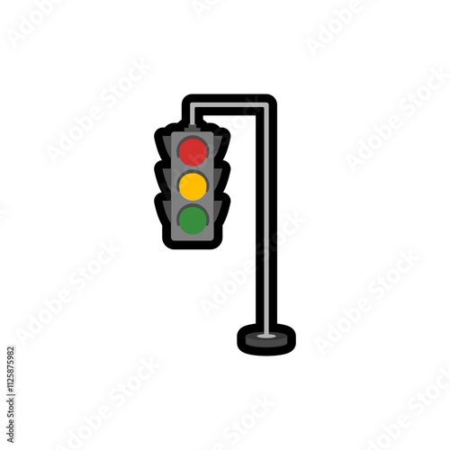 traffic light vector illustration