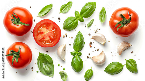 tomatoes and basil