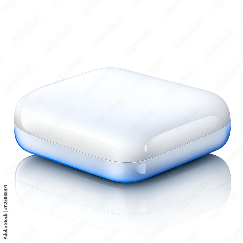 Compact wireless earbuds charging case with sleek design in soft lighting Compact wireless earbuds charging case with sleek design in soft lighting