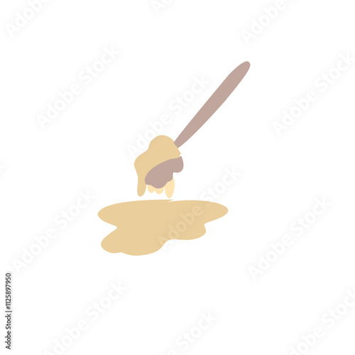Honey products and apiary Illustration