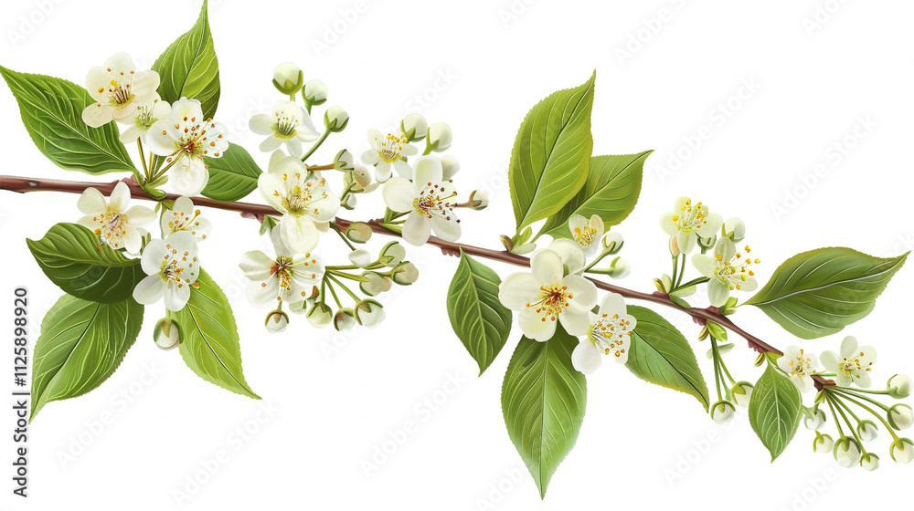 branch of apple tree isolated branch of apple tree isolated