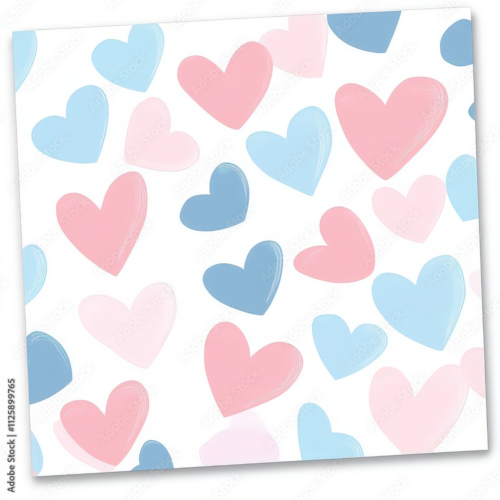 Valentine's Day Stationery Lifestyle Setup with Pastel Pink and Blue Blotter Cozy Desk Environment Valentine's Day Stationery Lifestyle Setup with Pastel Pink and Blue Blotter Cozy Desk Environment