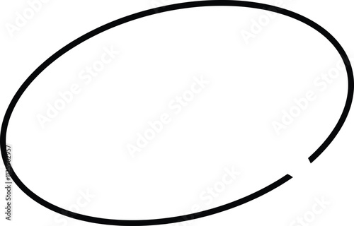 Doodle line text balloon. Speech bubble banners with empty talk, linear comic note design for banner message popup. Vector isolated icon on white background