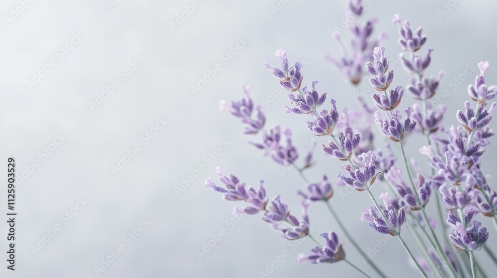 Obraz premium Watercolor Lavender Stems