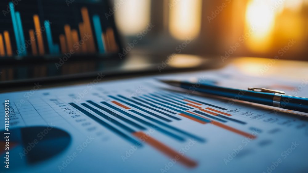 Abstract business Financial charts show a significant increase in profits in the stock market.This is driven by higher interest rates and continued growth. In the innovation world network of financial Abstract business Financial charts show a significant increase in profits in the stock market.This is driven by higher interest rates and continued growth. In the innovation world network of financial