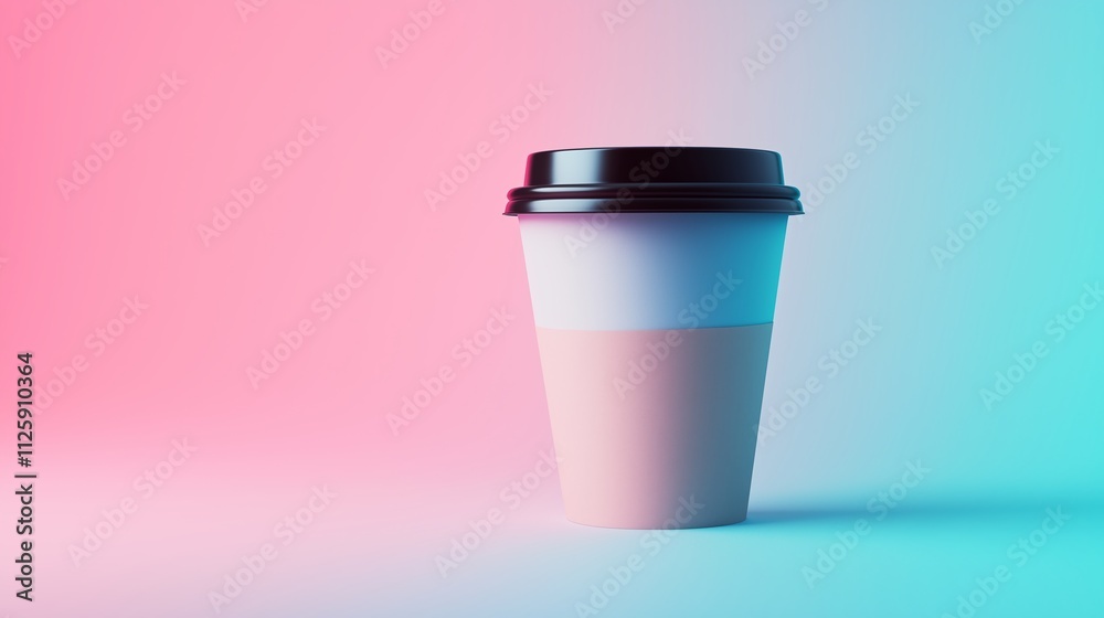 Spectacular, Minimal objects, coffee cup, Pastel colors, fantasy 