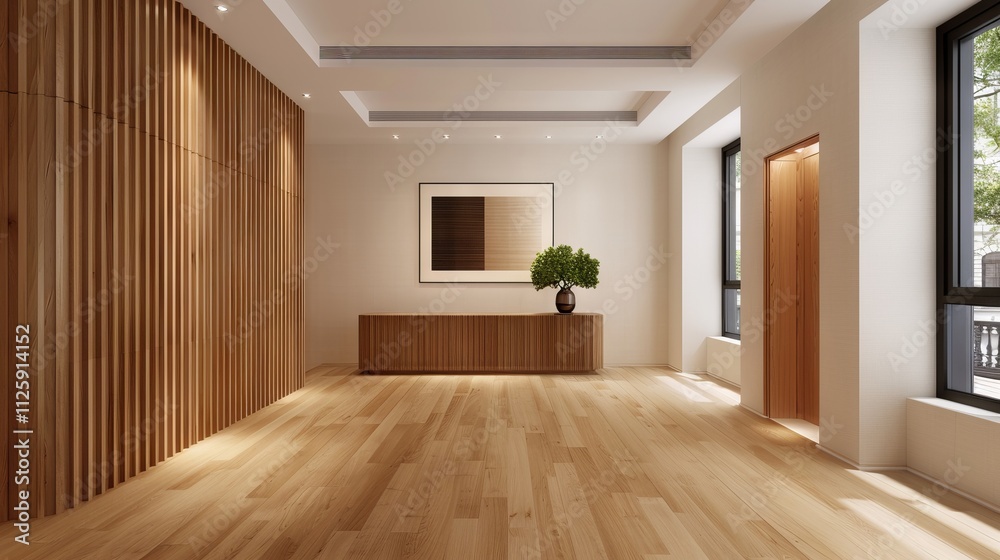 Modern interior design with natural light Modern interior design with natural light