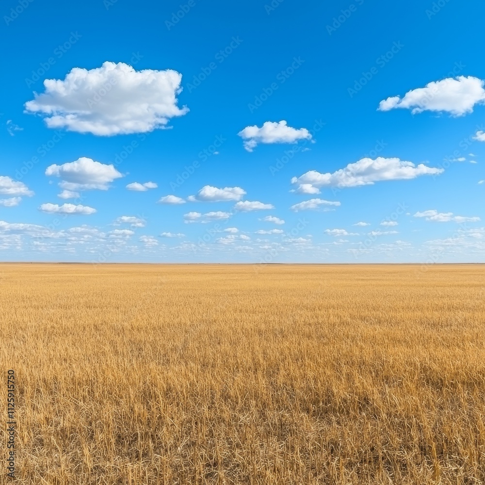 Golden Wheat Field Under a Blue Sky (1) Golden Wheat Field Under a Blue Sky (1)