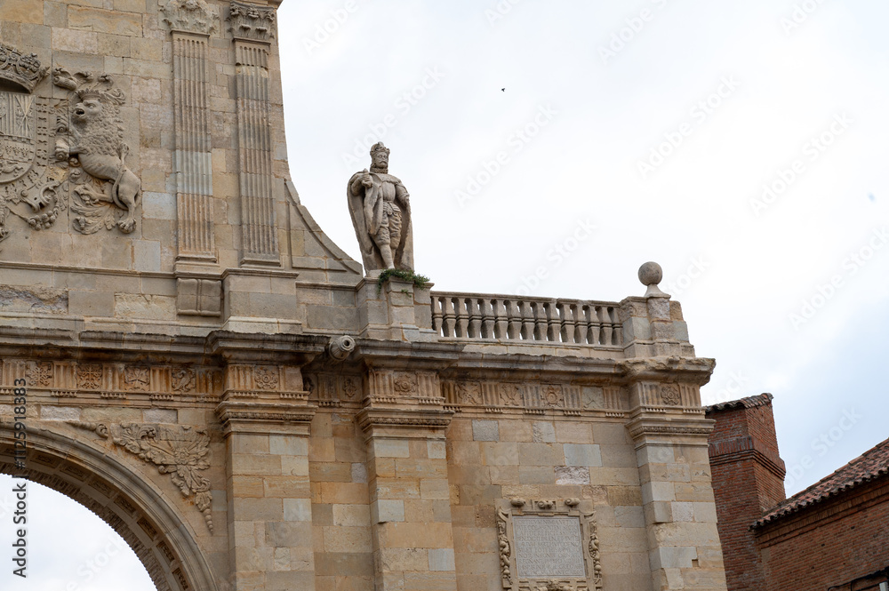 Arch of San Benito Sahagun on the Camino de Santiago