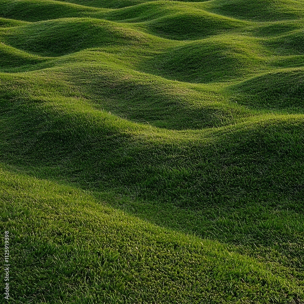 Obraz premium Rolling Green Hills Landscape Photography