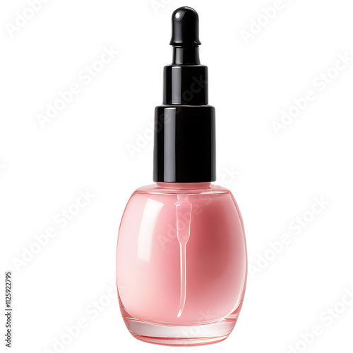 Pink Serum in Dropper Isolated
