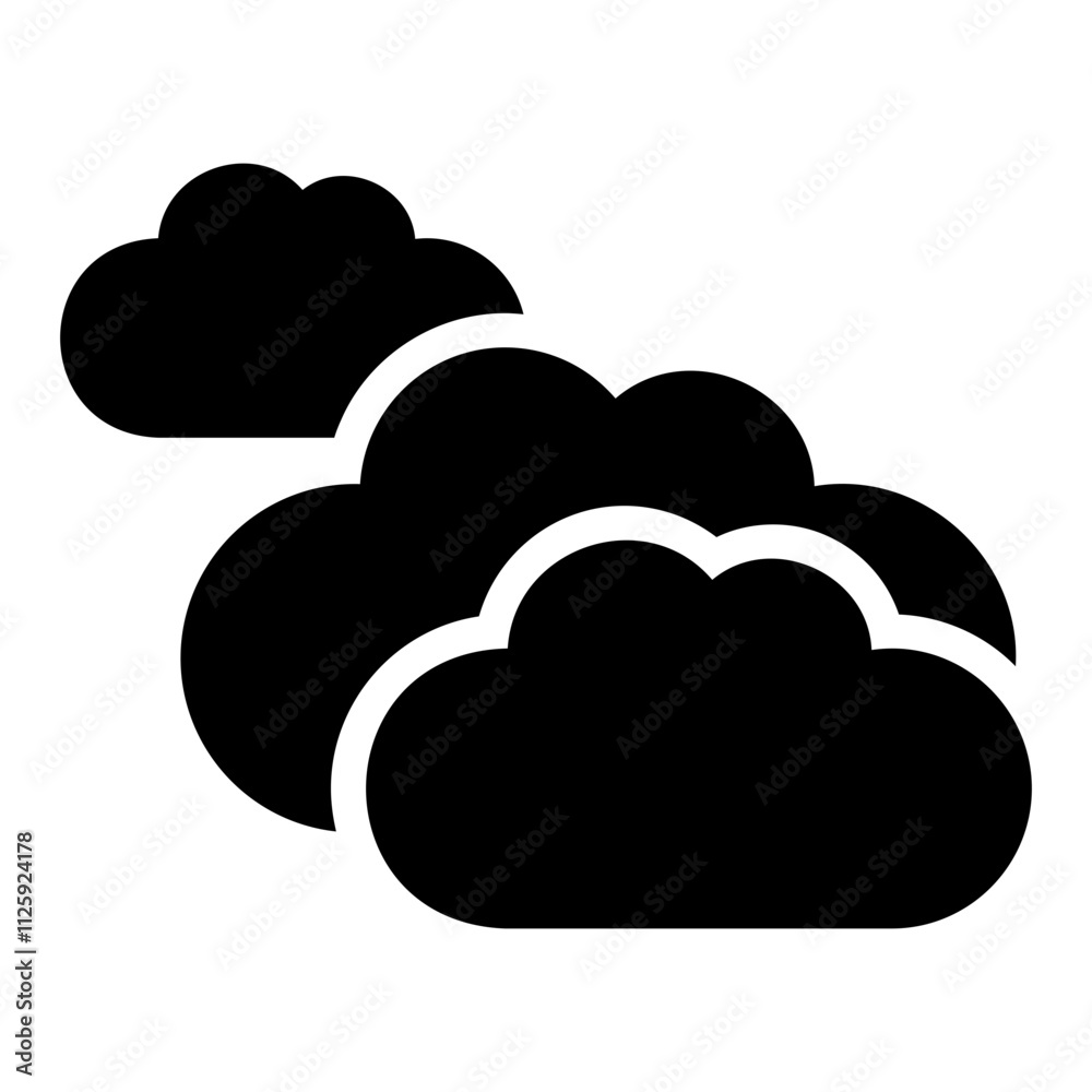 clouds Solid icon clouds Solid icon
