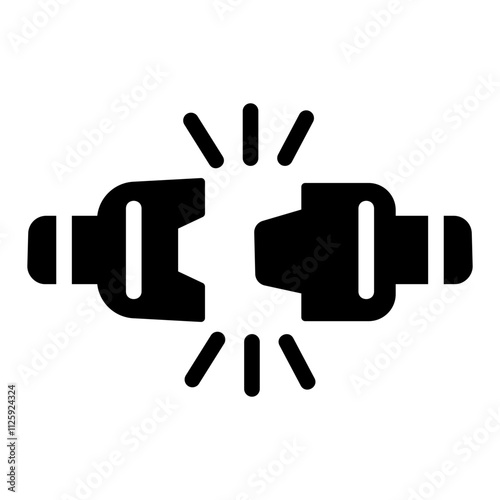 seat belt Solid icon