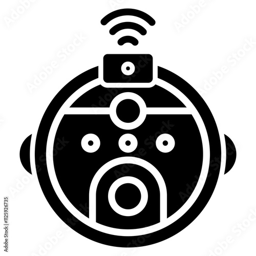 robot vacuum cleaner icon