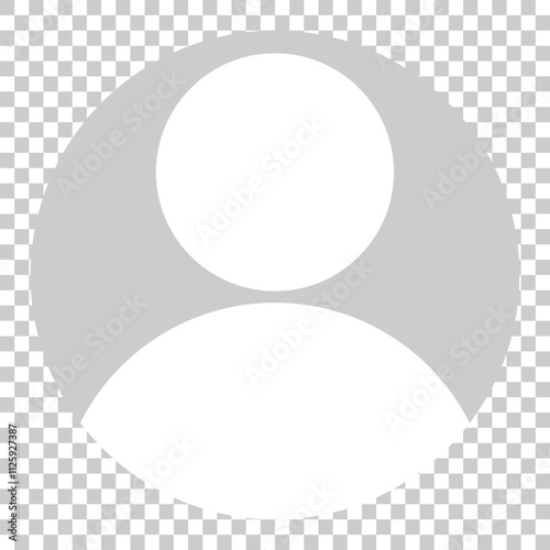 User profile icon. Profile icon set. User icon. Avatar icon for mobile concept and web design. default profile icon on transparent background eps 10.