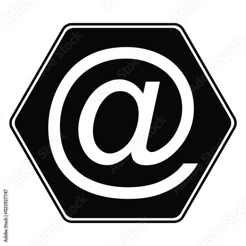 Mention icon. Mention, comment, message, Tag, Reference, social media, text, email, mail, etc. mention icon vector illustration eps 10