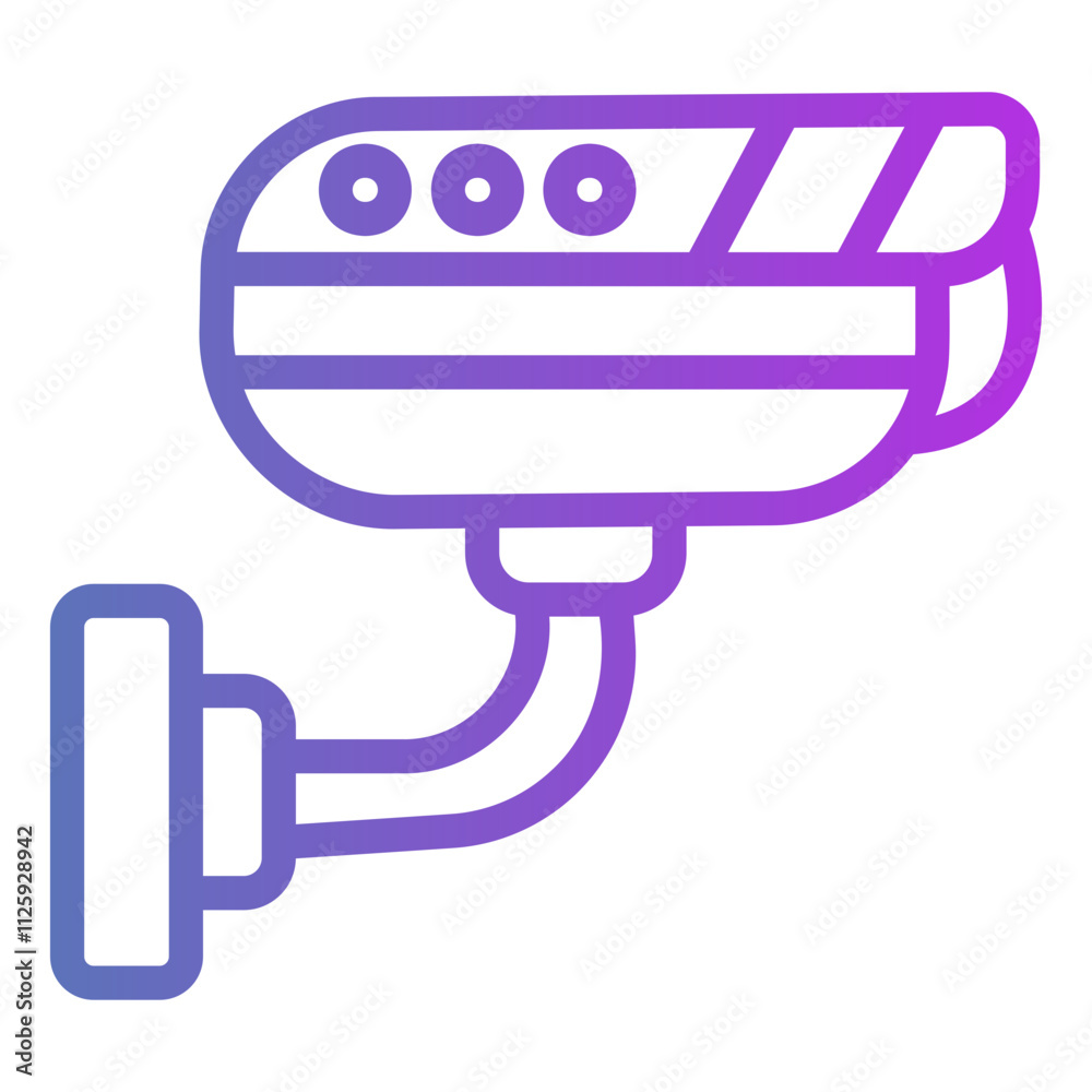 cctv Gradient icon