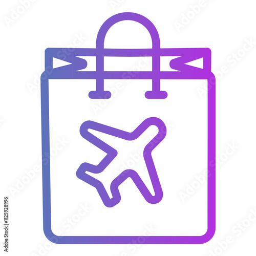 duty free Gradient icon