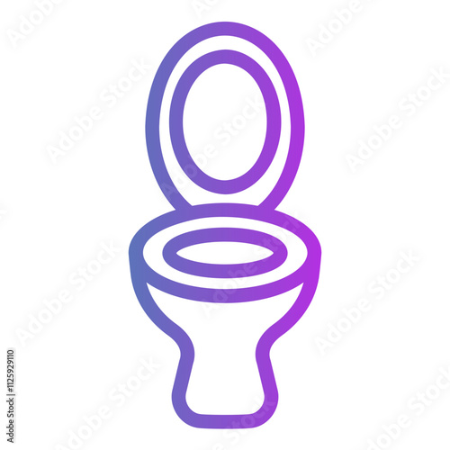 toilet Gradient icon