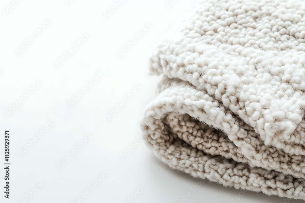 towel on a white background