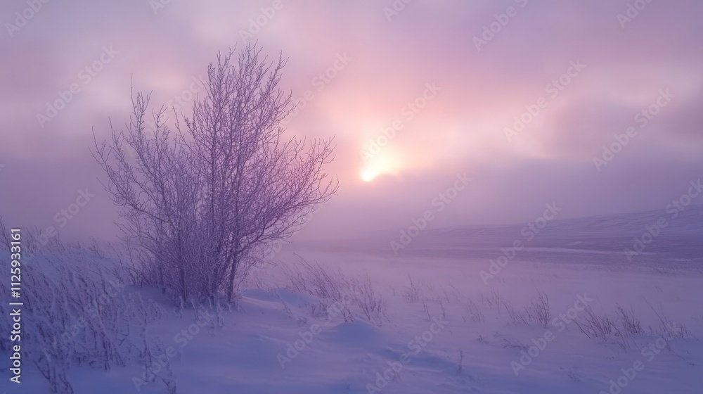 Serene Arctic Wilderness at Daylight Serene Arctic Wilderness at Daylight