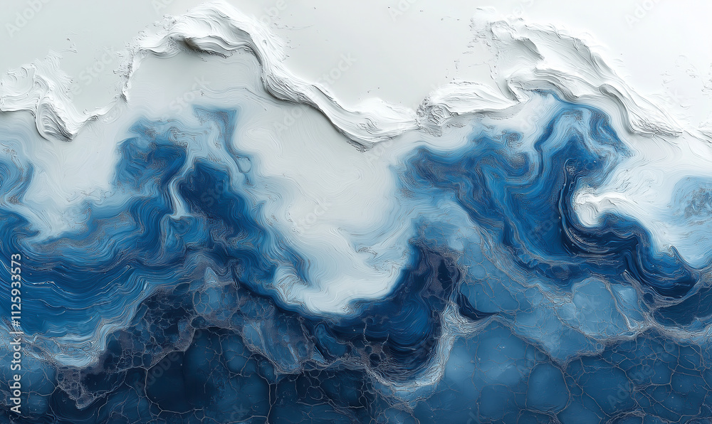 Abstract textured background in blue and white. Abstract textured background in blue and white.