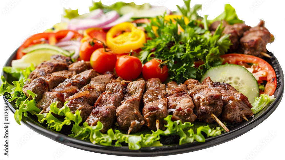 grilled beef steak with vegetables grilled beef steak with vegetables