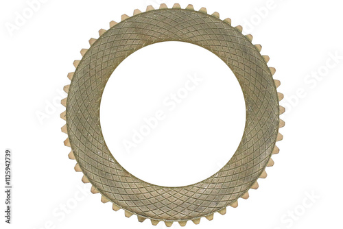 OUTER FRICTION PLATE 1201-0007A, is a spare part for the GEARBOX 135A drive engine, with a transparent background