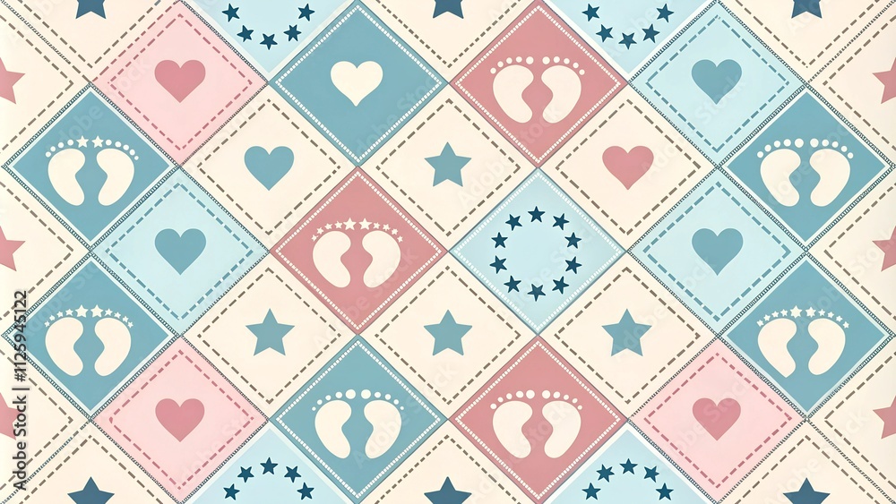 seamless pattern with hearts seamless pattern with hearts