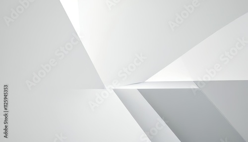 Curve light line on white background Luxury realistic concept 3d paper cut style Vector illustration for design