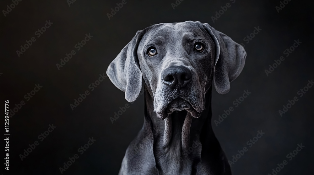 A Great Dane dog. A Great Dane dog.