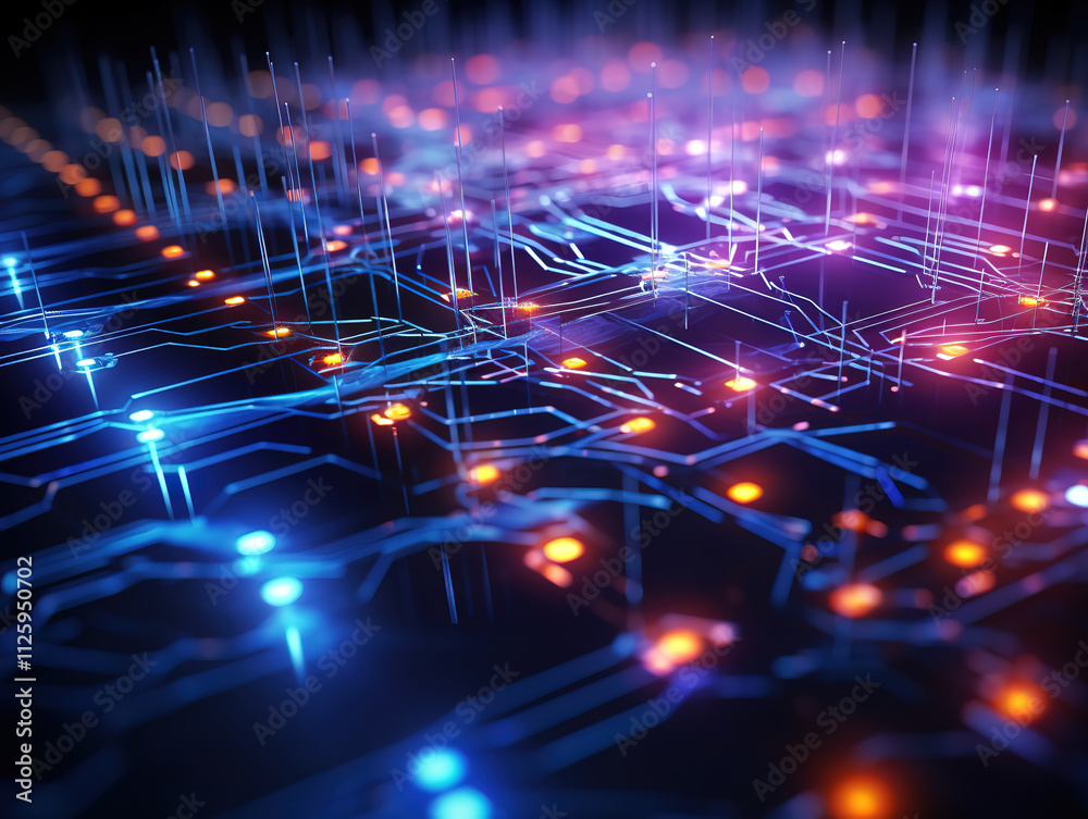 Excellent Abstract background of colorful lights