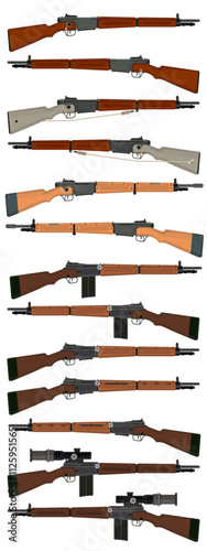 Main French Infantry Battle Rifles