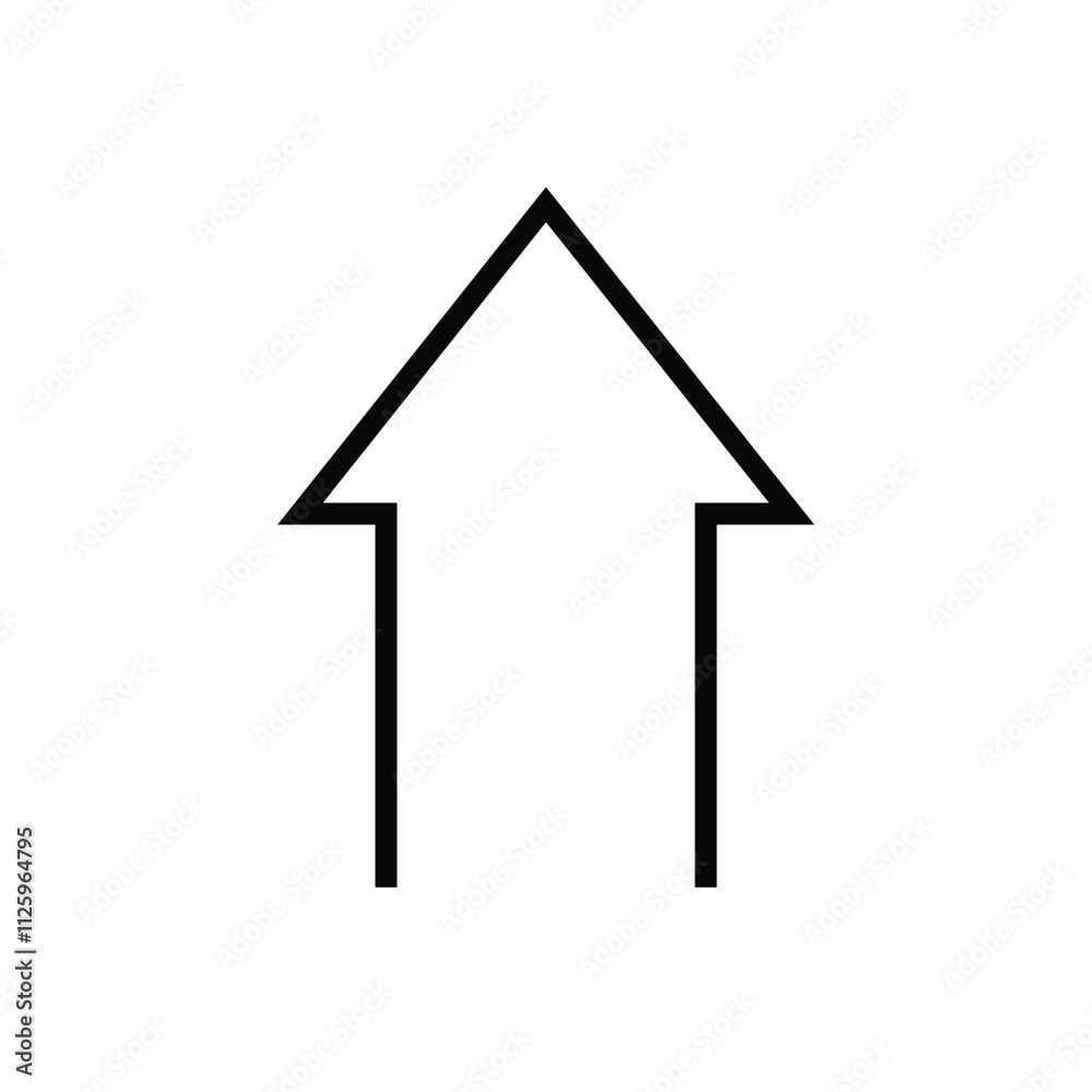 big arrow going up represents business growth profit icon big arrow going up represents business growth profit icon